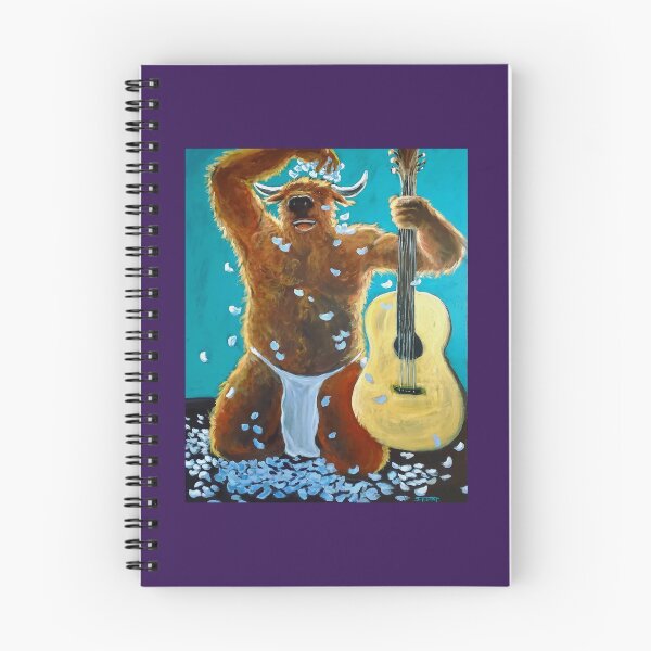Item preview, Highland Cow Musician designed and sold by Bearnabas.