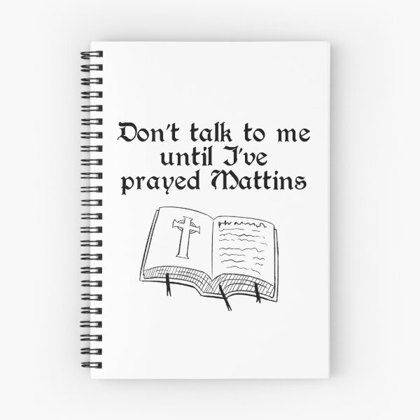 Item preview, Don't talk to me until I've prayed Mattins designed and sold by pidgezz.