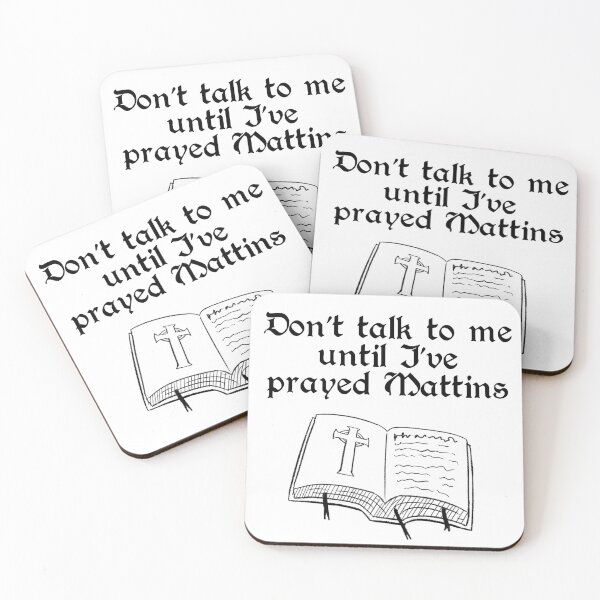 Item preview, Don't talk to me until I've prayed Mattins designed and sold by pidgezz.