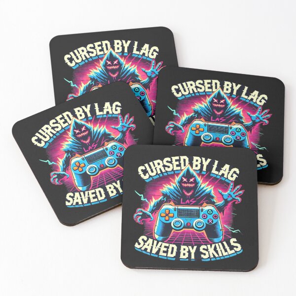 Item preview, Cursed by lag, saved by skills designed and sold by MonaCreations.