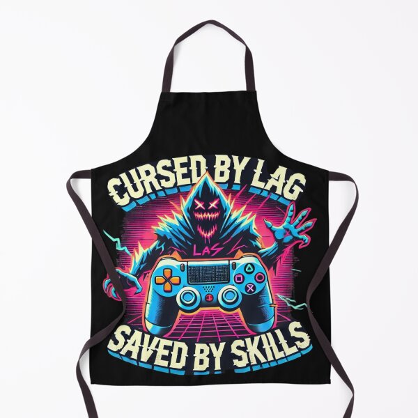 Item preview, Cursed by lag, saved by skills designed and sold by MonaCreations.
