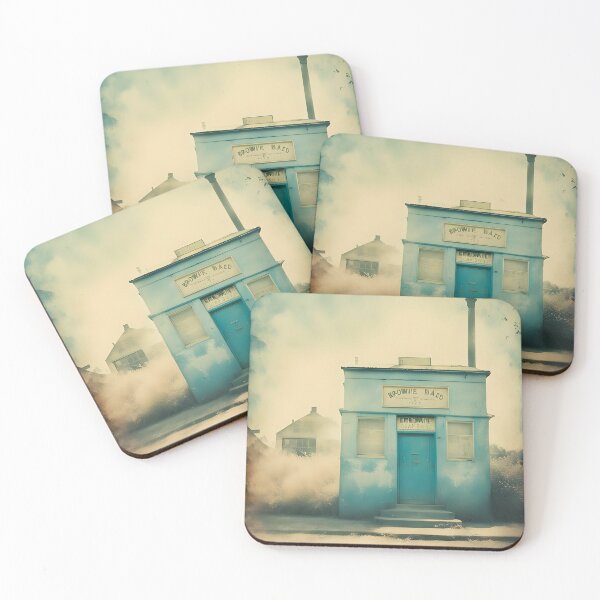 Item preview, Cyanotype style photography print of a building  designed and sold by Ilikeiwantilove.