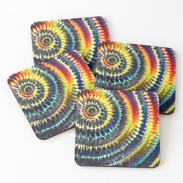 Item preview, Tie Dye Hippie Halloween colors Muted Rainbow designed and sold by AuroraXGreen.