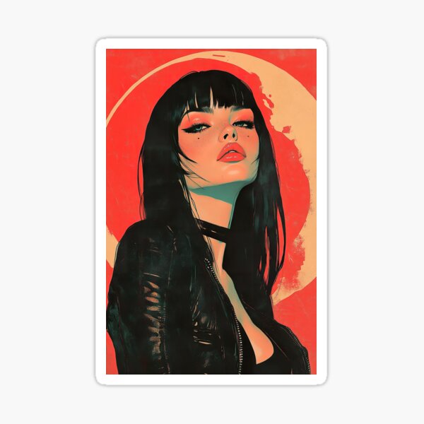 Item preview, Vampirella in Vaporwave Cubism designed and sold by Venon28.