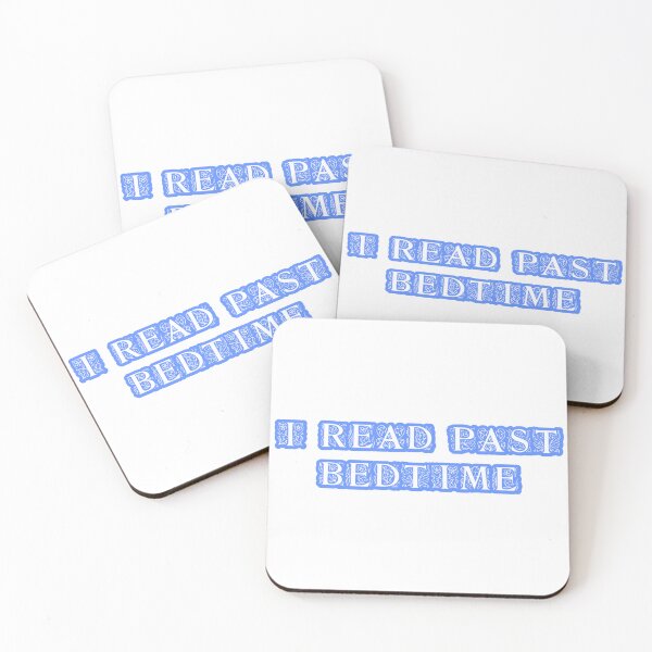 Item preview, I Read Past Bedtime - blue designed and sold by vcsdesigns.