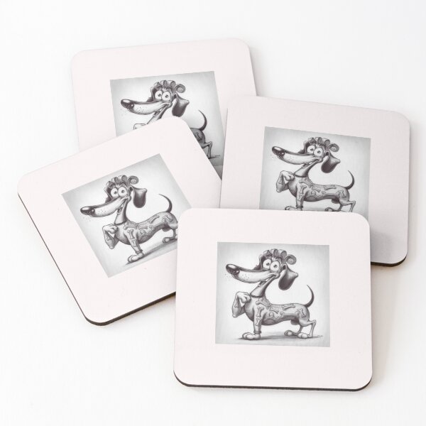 Item preview, Dachshund tattoo model by night designed and sold by chessnegocios.