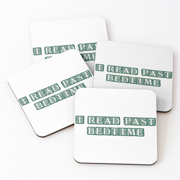 Item preview, I Read Past Bedtime - green designed and sold by vcsdesigns.