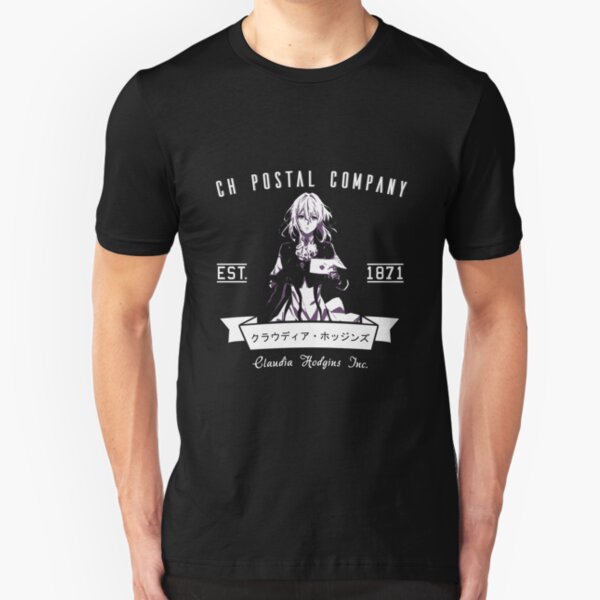 Violet Evergarden - CH Postal Company Anime Shirt Slim Fit T-Shirt