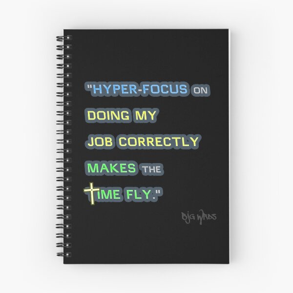 Item preview, "HYPER-FOCUS..." Quote 09/19/2024 designed and sold by BJGWRDS.