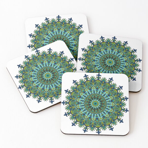 Item preview, Green Circle Mandala Pattern designed and sold by Ryslissa.