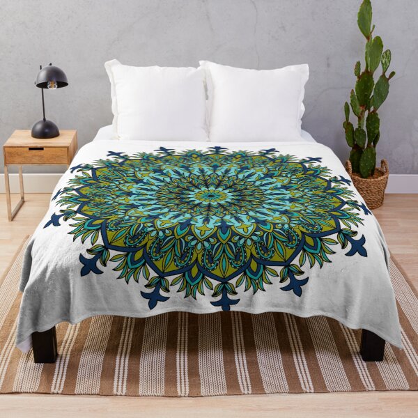Item preview, Green Circle Mandala Pattern designed and sold by Ryslissa.