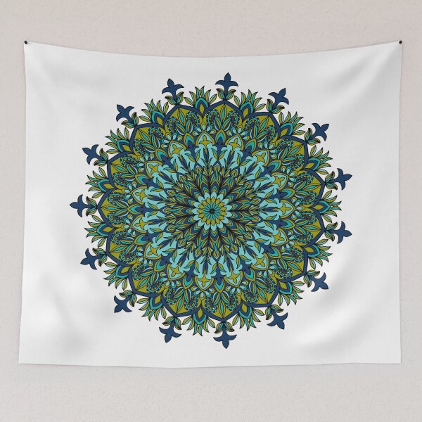 Item preview, Green Circle Mandala Pattern designed and sold by Ryslissa.