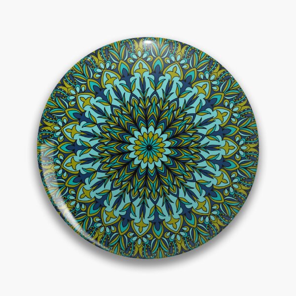Item preview, Green Circle Mandala Pattern designed and sold by Ryslissa.