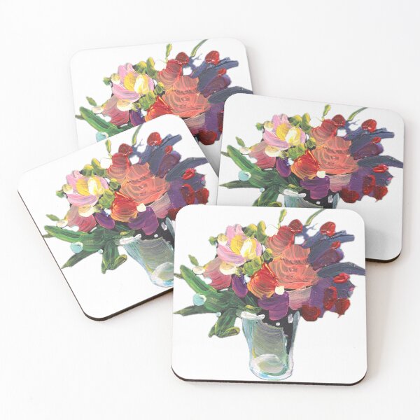 Item preview, Modern floral painting designed and sold by sonaadalian.