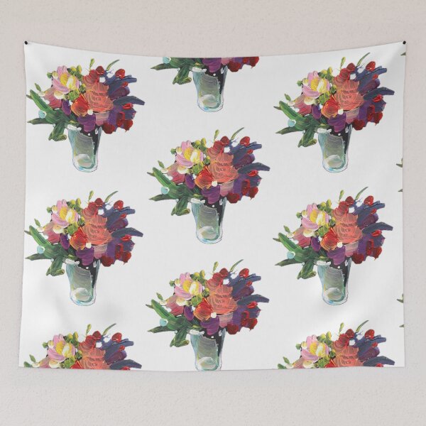 Item preview, Modern floral painting designed and sold by sonaadalian.