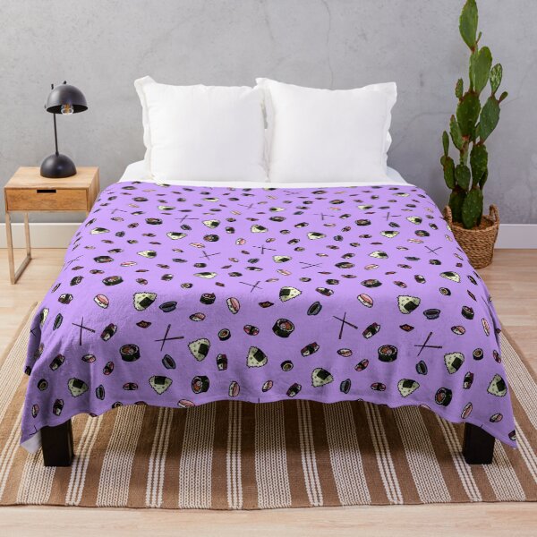 Item preview, Sushi Seamless Pattern Lilac designed and sold by ZiiGiArts.
