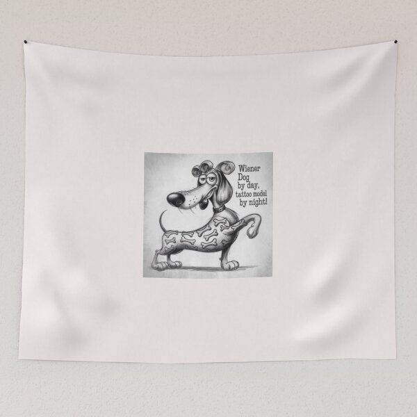 Item preview, Dachshund Funny Dog Art designed and sold by chessnegocios.