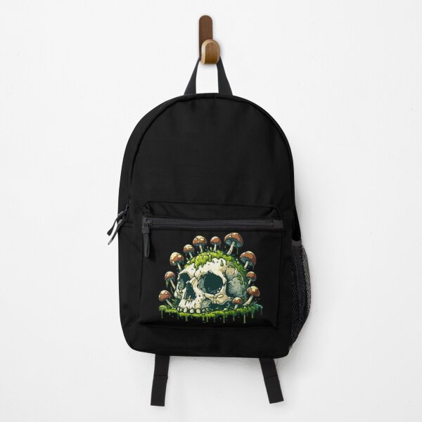 Item preview, Overgrown Mushroom Skull Goth designed and sold by TomFrontierArt.