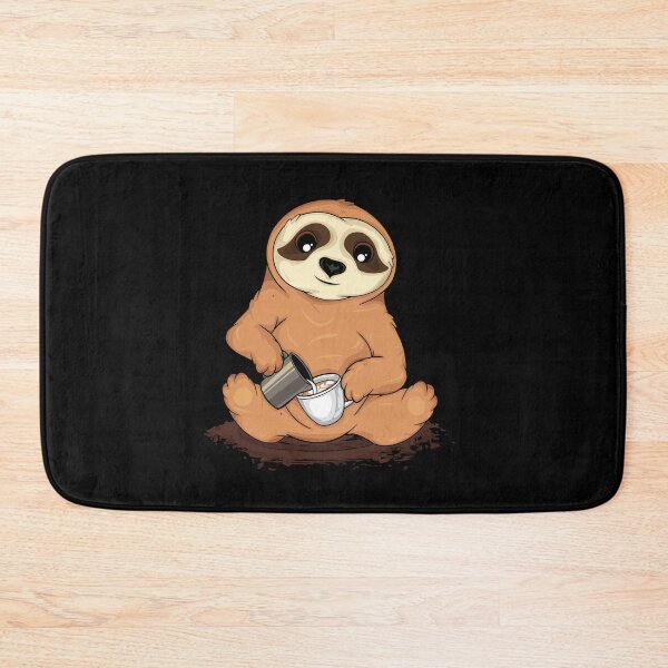 Item preview, Cute Sloth Pouring Latte Art Coffee Lover Gift Barista designed and sold by DSWShirts.