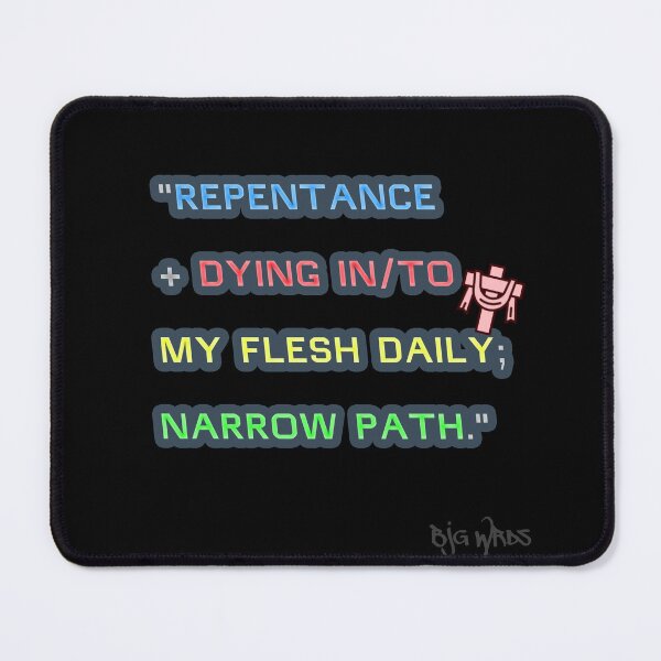 Item preview, "REPENTANCE..." Quote 09/22/2024 designed and sold by BJGWRDS.
