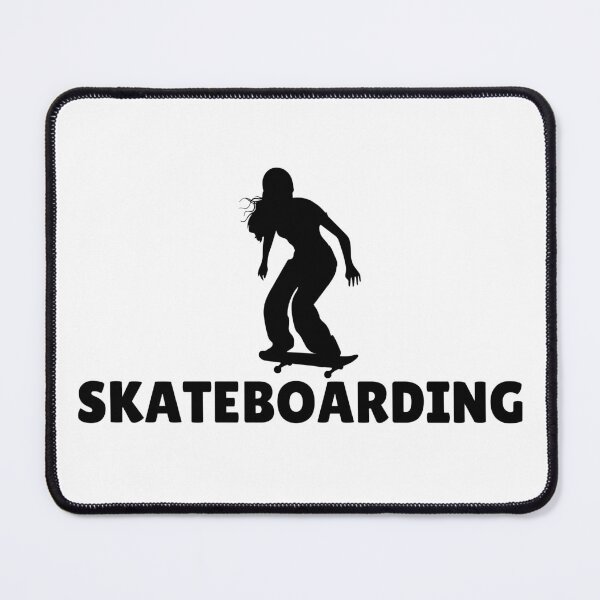 Item preview, SKATEBOARDING (female) - BLACK designed and sold by ArtsyCity.