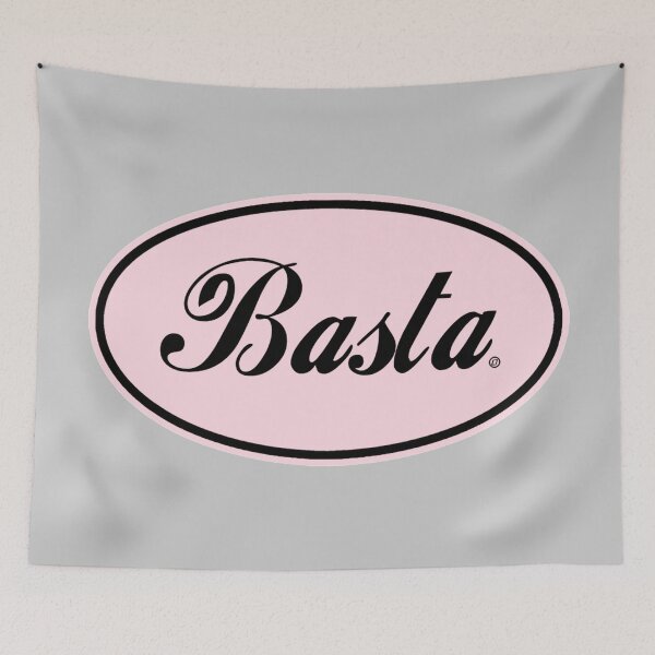 Item preview, Basta - dusty pink- Italian/Spanish - Enough! designed and sold by Thelittlelord.