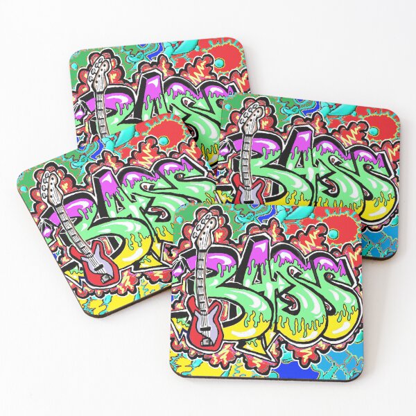 Item preview, bass pop art 24 designed and sold by LowEndGraphics.