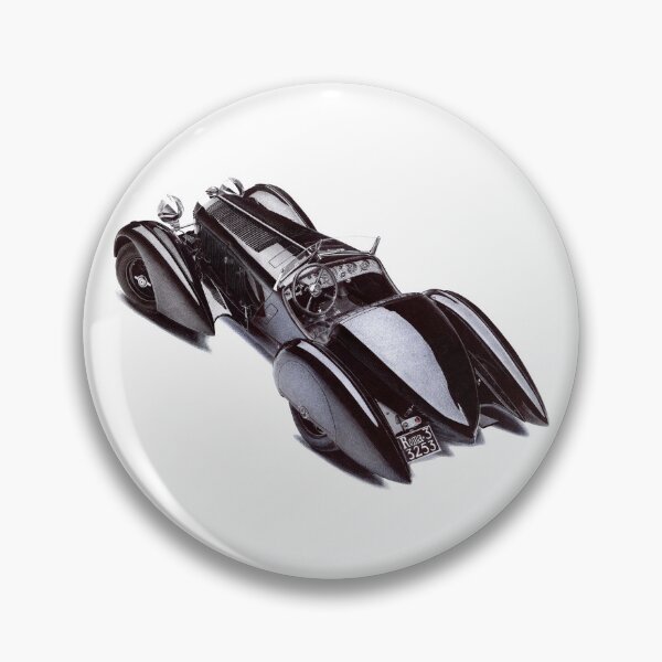 Item preview, 1930 Mercedes-Benz 710 SSK Trossi Roadster. designed and sold by Car drawings by Pavlo Scherbatyuk.