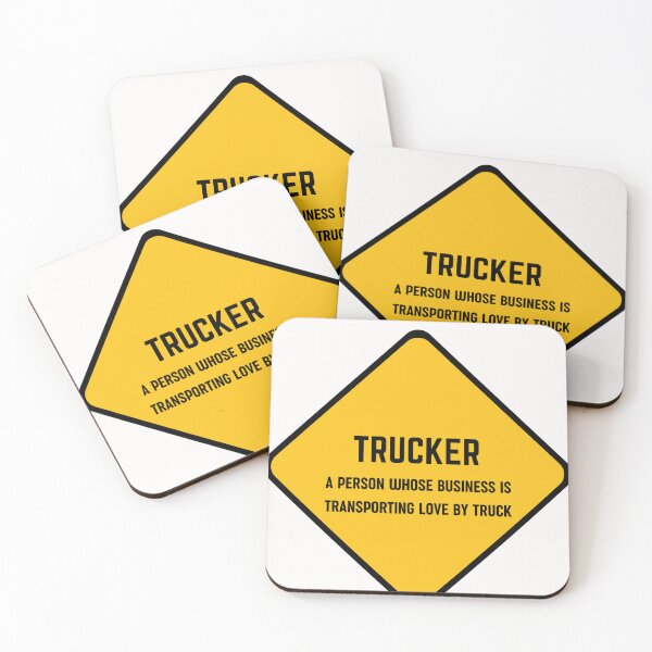 Artikelvorschau, Trucker, eine Person, deren Geschäft darin besteht, Liebe mit dem LKW zu transportieren entworfen und verkauft von CrasyART.