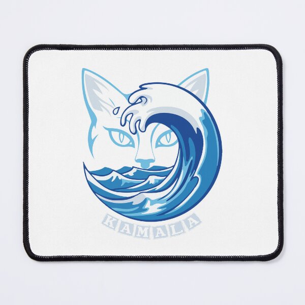Item preview, Blue Wave of Cat Ladies Kamala Cat Typography Alphabet Cute T-Shirt designed and sold by FirstCheck.