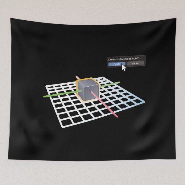 Item preview, Blender Delete Default Cube designed and sold by Senisuram.