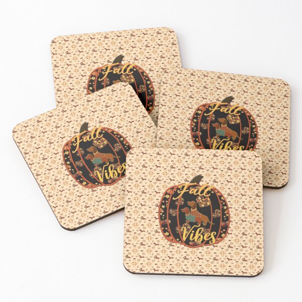 Item preview, Dachshund Fall Vibe Bed and Bath Collection designed and sold by VibeHiveThreads.