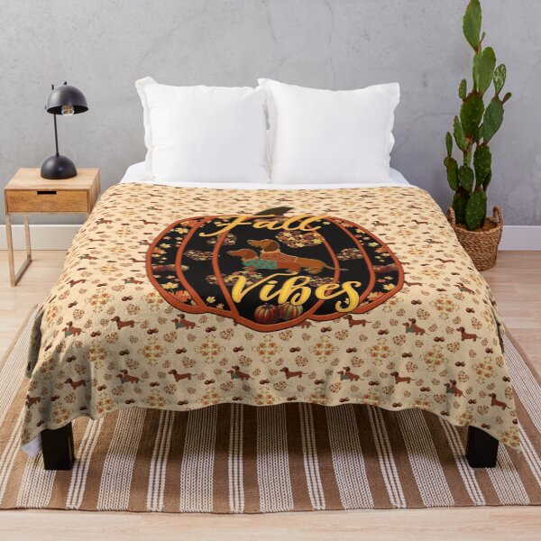 Item preview, Dachshund Fall Vibe Bed and Bath Collection designed and sold by VibeHiveThreads.