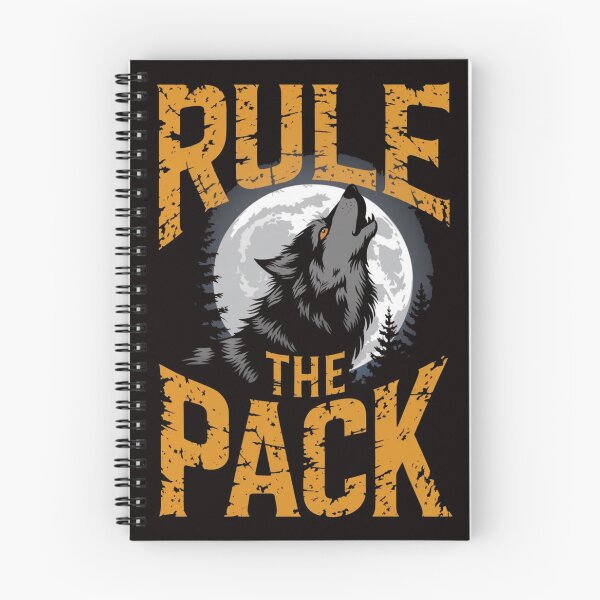 Item preview, Rule The Pack Wolf T-Shirt designed and sold by HOMEDESIGNPRINT.