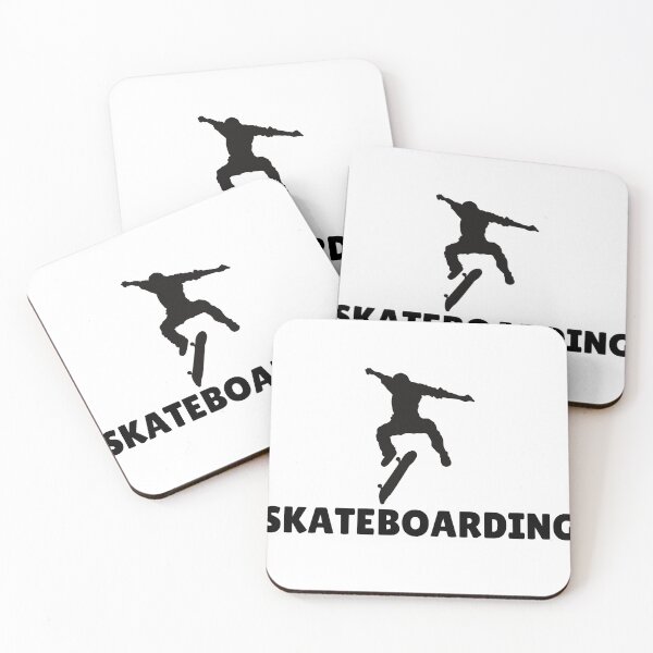 Item preview, SKATEBOARDING (male2) - BLACK designed and sold by ArtsyCity.