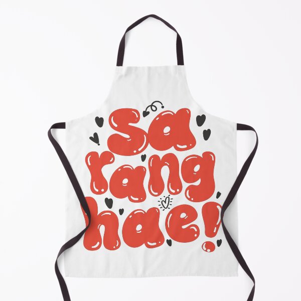 Item preview, Saranghae 사랑해: : Youthful and Cheerful Design for Kdramas Fans designed and sold by KGlam.
