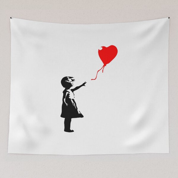 Item preview, Embracing Freedom - Banksy Balloon Girl designed and sold by DonVivaldo.