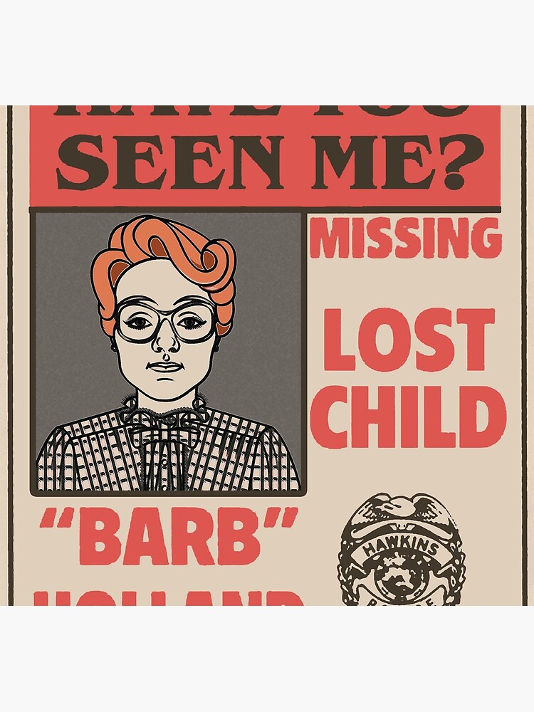 Poster Stranger Things Missing Barb 61x91,5cm
