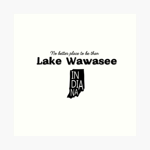 Item preview, Lake Wawasee designed and sold by capablekoala.