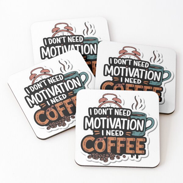 Item preview, Sticker T-Shirt Design Trending: I Don't Need Motivation designed and sold by ForeverPrintsOK.