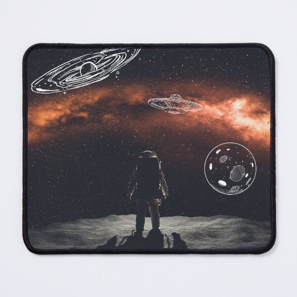 Item preview, Spaceman Exploring New Worlds The Universe designed and sold by WildWoodlandWitch.
