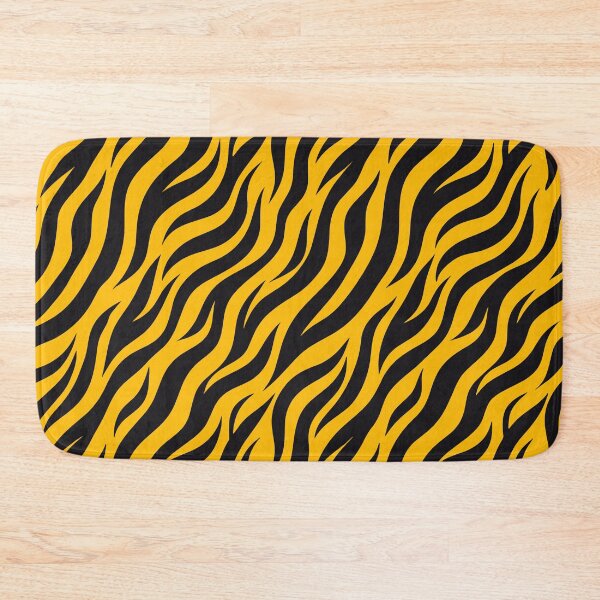 Item preview, ANIMAL PRINT PATTERN 010 / Gift items and personal use / Zebra,  Animal, Pattern, Texture, Nature, Zoo, Safari, Wildlife, Black, Yellow, Art designed and sold by LumDesignArt.