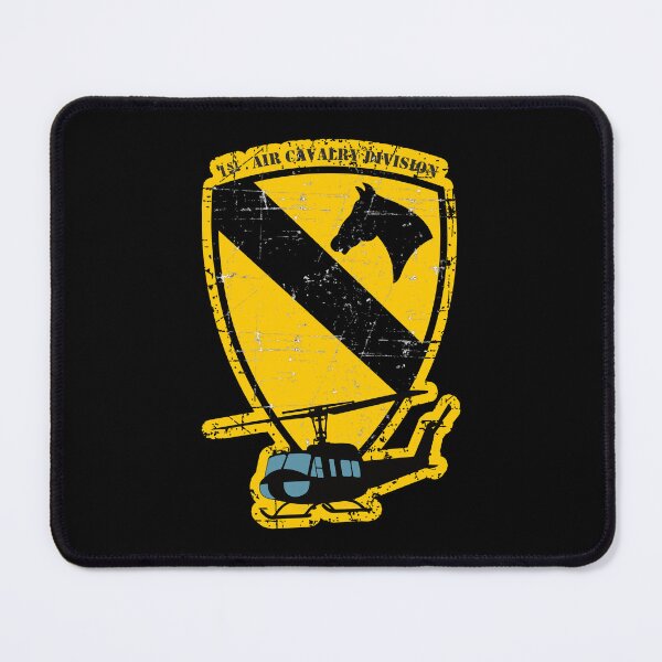 Item preview, US Army - 1st Air Cavalry Division - Bell UH-1 Huey - Grunge Style designed and sold by pzd501.