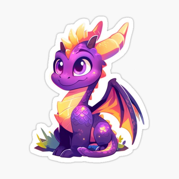 Vista previa del artículo con la obra «Lindo Spyro», diseñado y vendido por Joyceful Creations.