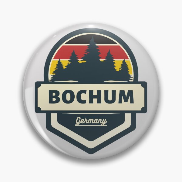 Item preview, Bochum Germany Retro Vintage Badge designed and sold by World Designs.