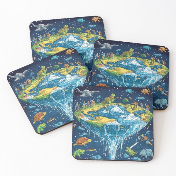 Item preview, flat earth theory designed and sold by supersanko.