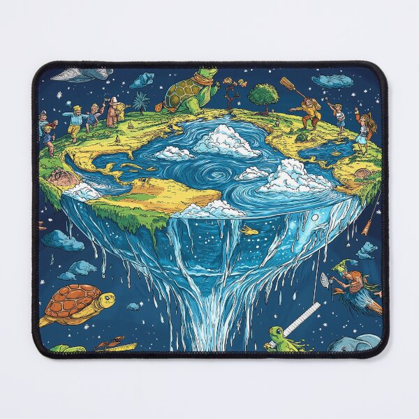 Item preview, flat earth theory designed and sold by supersanko.