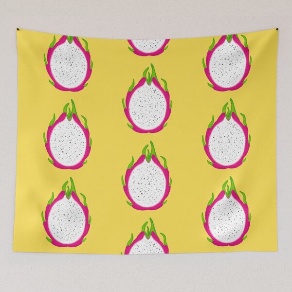 Item preview, Dragon Fruit on Yellow designed and sold by bits-and-bob.
