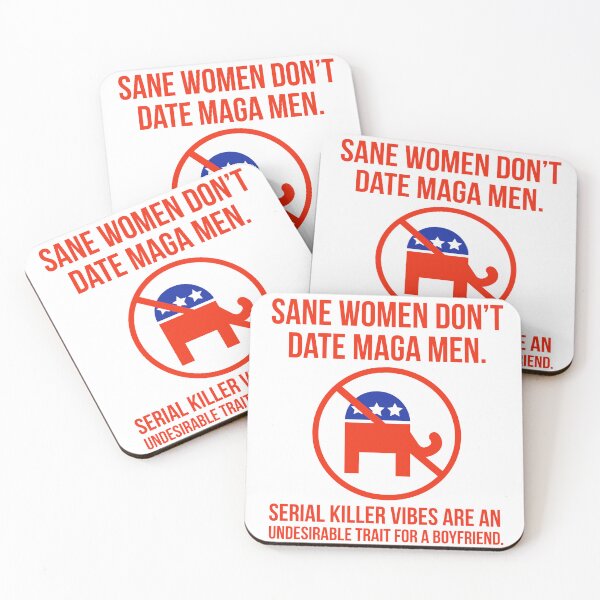 Item preview, Sane women don’t date MAGA men  designed and sold by Rachel the Artist .