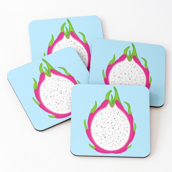 Item preview, Dragon Fruit on Blue designed and sold by bits-and-bob.